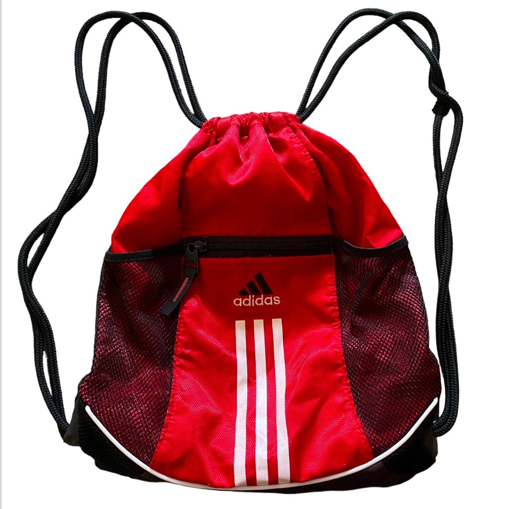 ADIDAS Red & Black Soft Backpack - Picture 2 of 7